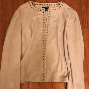 Faux Suede Jacket